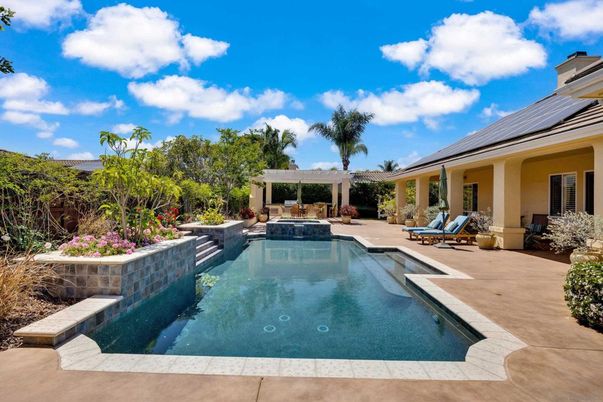 Exterior, Pool, Solar Panels