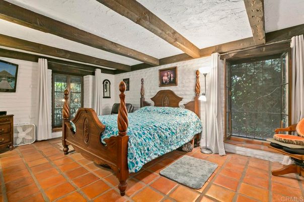 Bedroom, Interior, Wooden Beams