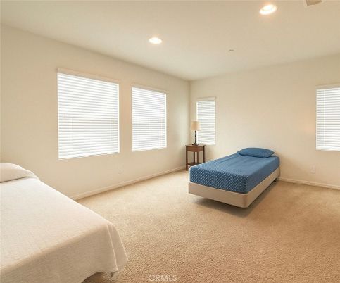 Bedroom, Interior, Recessed Lighting