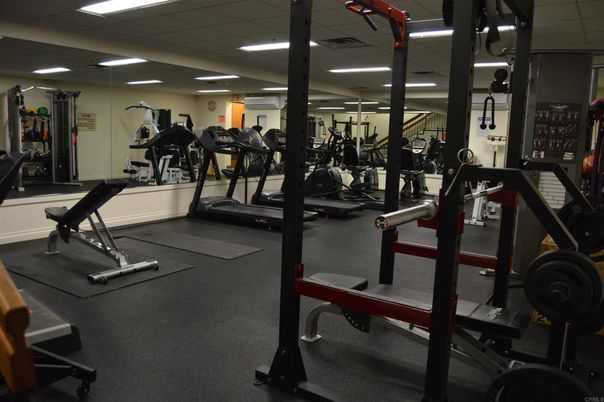 Fitness Equipment, Gym, Interior, Recessed Lighting