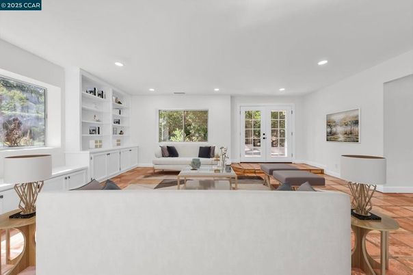 Interior, Living room, Recessed Lighting
