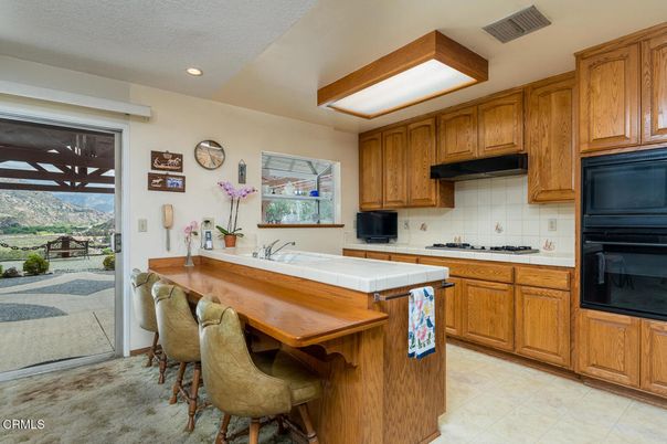 Interior, Kitchen, Recessed Lighting, Tile Countertops