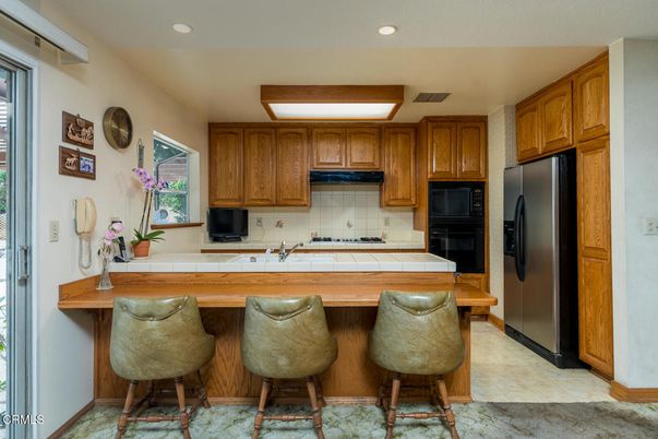Interior, Kitchen, Recessed Lighting, Tile Countertops