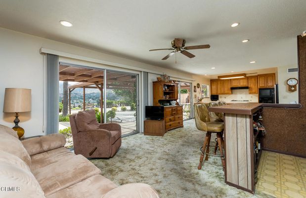 Interior, Kitchen, Living room, Recessed Lighting