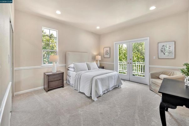 Bedroom, Interior, Recessed Lighting