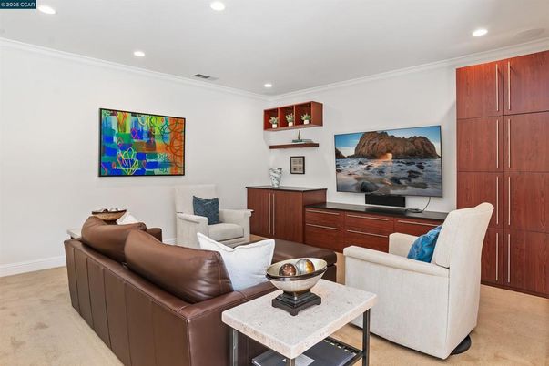 Interior, Living room, Recessed Lighting