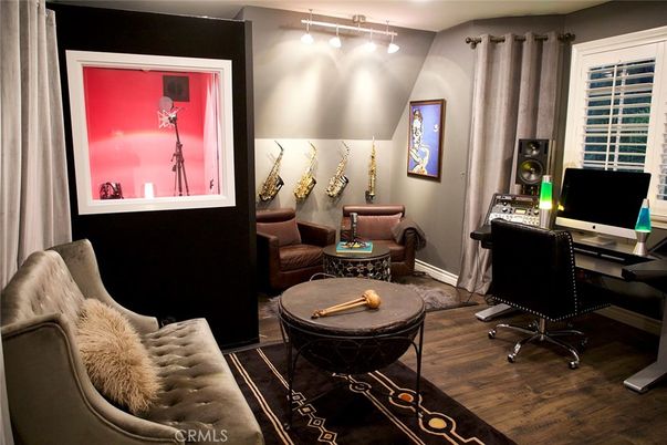 Home Office, Interior, Wood Texture Flooring