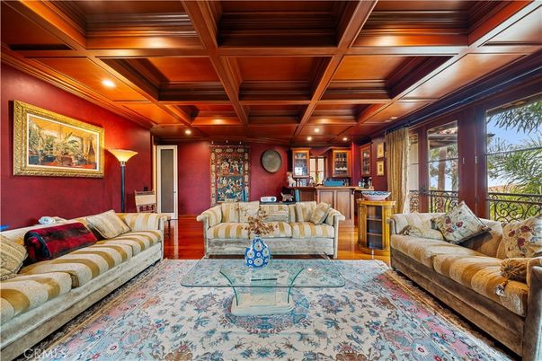 Interior, Living room, Recessed Lighting, Wooden Ceilings, Wood Texture Flooring
