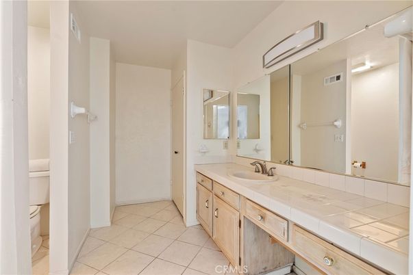 Bathroom, Dual Sink Vanities, Interior, Tile Countertops