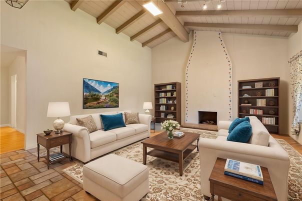 Fireplace, Interior, Living room, Wooden Beams, Wooden Ceilings, Wood Texture Flooring