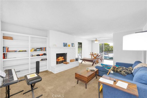 Dining room, Fireplace, Interior, Living room