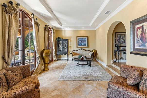 Interior, Living room, Recessed Lighting