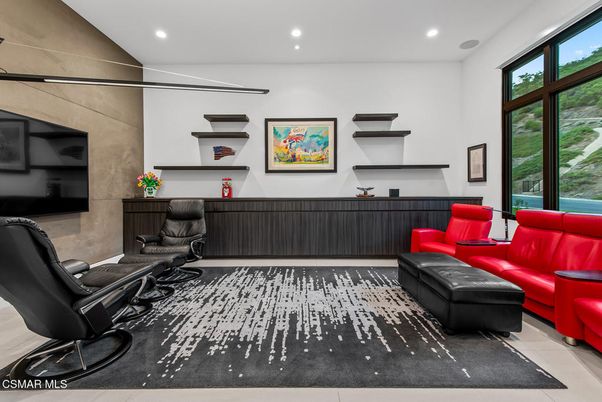 Interior, Living room, Recessed Lighting