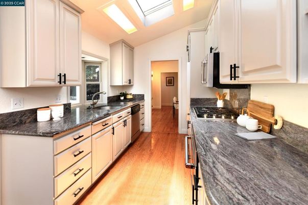 Interior, Kitchen, Wood Texture Flooring
