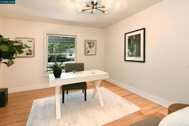Home Office, Interior, Wood Texture Flooring