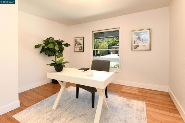 Home Office, Interior, Wood Texture Flooring