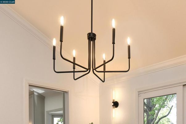 Chandelier, Interior