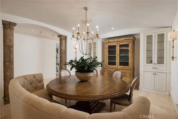 Chandelier, Dining room, Interior, Recessed Lighting