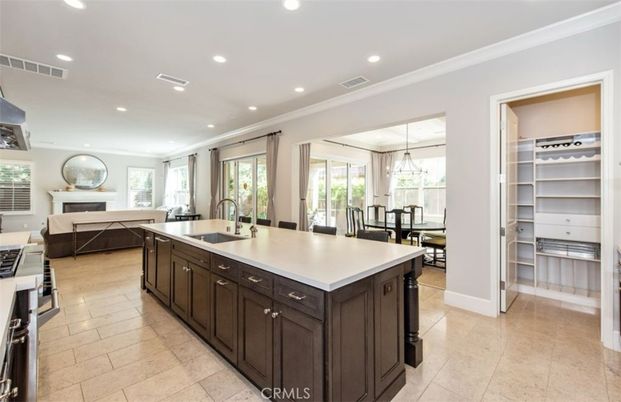 Dining room, Interior, Kitchen, Pendant Lights, Recessed Lighting