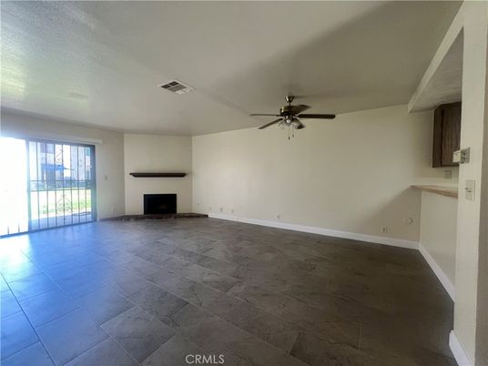 Empty room, Fireplace, Interior