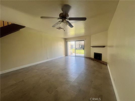 Empty room, Fireplace, Interior