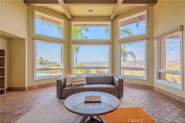 Interior, Living room, Sun Room, Wooden Beams