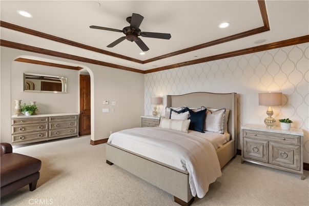 Bedroom, Interior, Recessed Lighting
