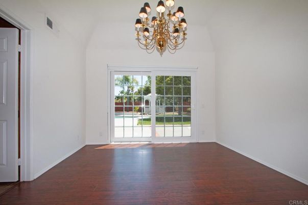 Chandelier, Empty room, Interior, Wood Texture Flooring