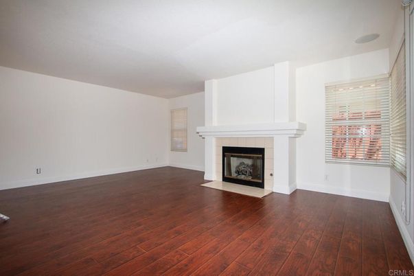 Empty room, Fireplace, Interior, Wood Texture Flooring
