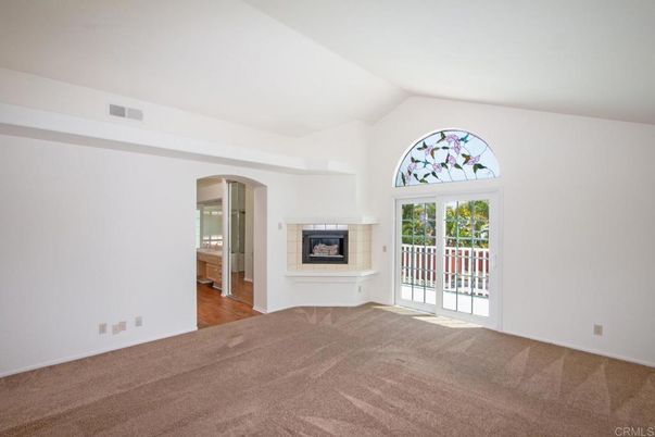 Empty room, Fireplace, Interior, Wood Texture Flooring