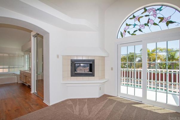 Fireplace, Interior, Wood Texture Flooring