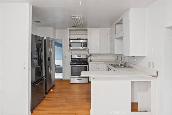 Interior, Kitchen, Wood Texture Flooring
