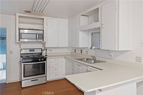 Interior, Kitchen, Wood Texture Flooring