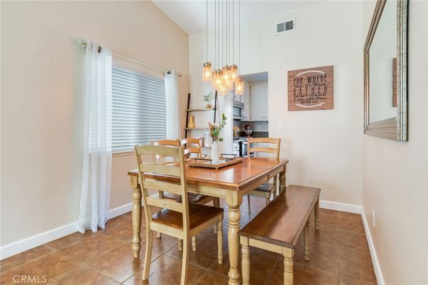 Dining room, Interior, Pendant Lights