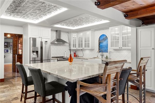 Interior, Kitchen, Stainless Steel Appliances, Wooden Beams, Wooden Ceilings