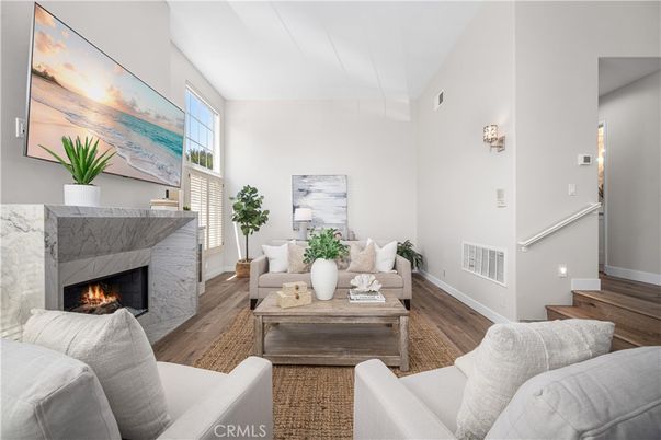 Fireplace, Interior, Living room, Wood Texture Flooring