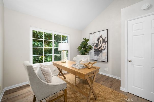 Home Office, Interior, Wood Texture Flooring