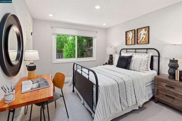 Bedroom, Interior, Recessed Lighting