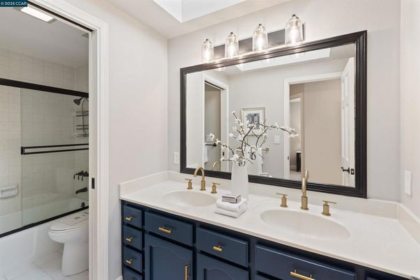 Bathroom, Dual Sink Vanities, Glass Shower, Interior