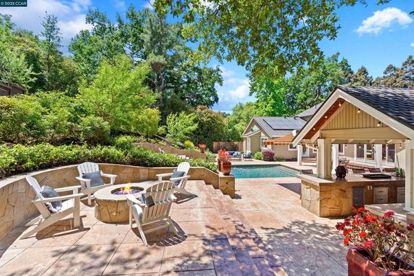 Exterior, Pool, Solar Panels