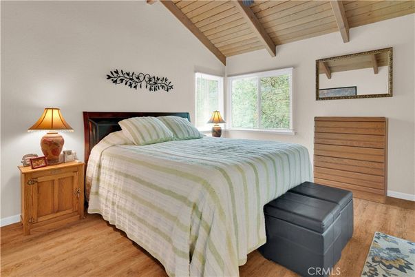 Bedroom, Interior, Wooden Beams, Wooden Ceilings, Wood Texture Flooring