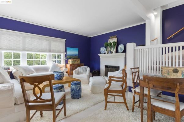 Dining room, Fireplace, Interior, Living room