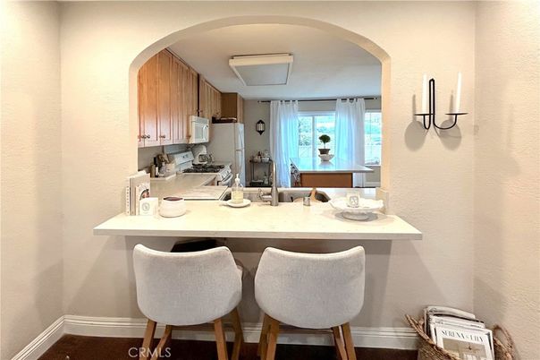 Interior, Kitchen, Wood Texture Flooring