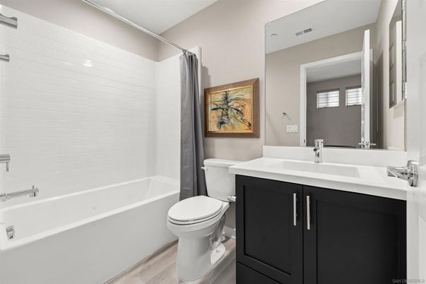 Bathroom, Interior, Wood Texture Flooring