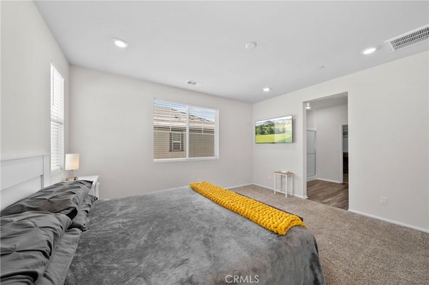 Bedroom, Interior, Recessed Lighting