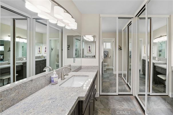 Bathroom, Dual Sink Vanities, Glass Shower, Interior