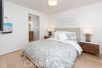 Bedroom, Interior, Pendant Lights, Wood Texture Flooring