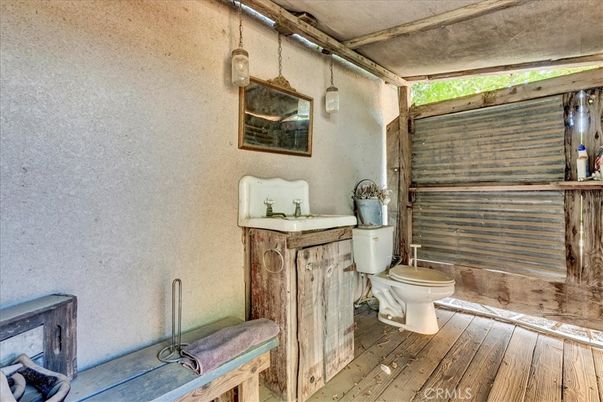 Bathroom, Interior, Wood Texture Flooring