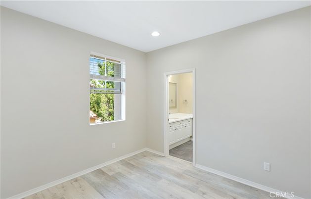 Bathroom, Empty room, Interior, Recessed Lighting, Wood Texture Flooring