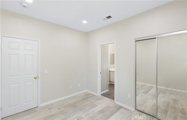 Bathroom, Empty room, Interior, Recessed Lighting, Wood Texture Flooring